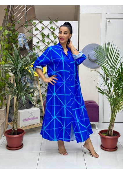 ECE616103 Pamuk Viskon Ece Elbise