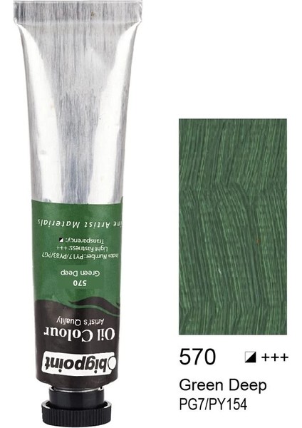 Yağlı Boya 200 Ml. 570 Green Deep