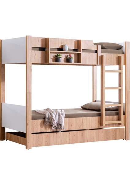 Ranza, Asya Yavrulu Ayrılabilir Ranza, Ceviz - Beyaz fırsatları