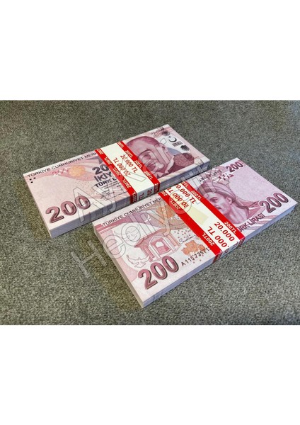 200 Tl Geçersiz Paras 500 Adet modelleri