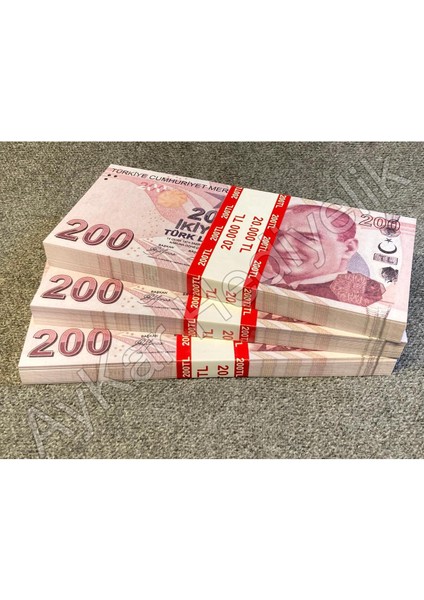 200 Tl Geçersiz Paras 500 Adet