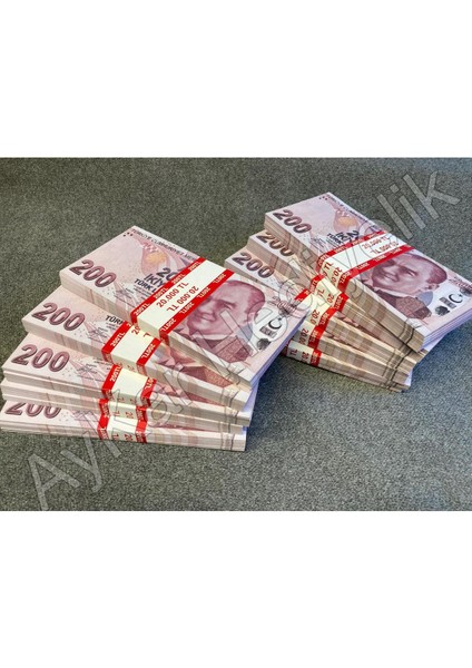 200 Tl Geçersiz Paras 500 Adet
