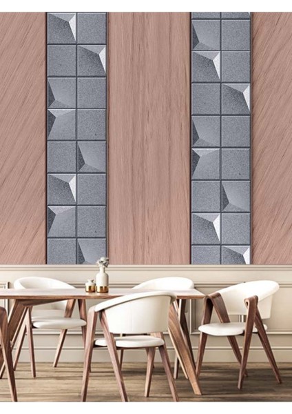 Taş ve Ahşap Desenli Isı ve Ses Yalıtımlı Sağlıklı Tekstil Duvar Kağıdı fiyatları
