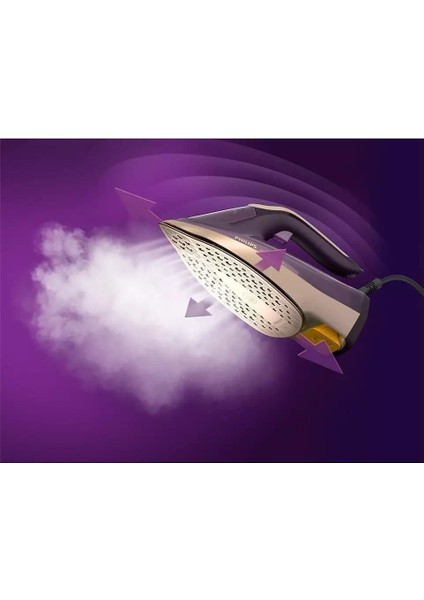 DST-8040/30 3000W Buharlı Ütü - SteamGlide Elite, Seramik Taban, Dikey Buhar ve Ayarlanabilir Isı Kontrolü