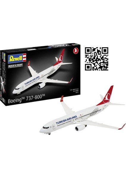 3772 Revell Turkish Airlines Boeing 737800 Maket Kiti