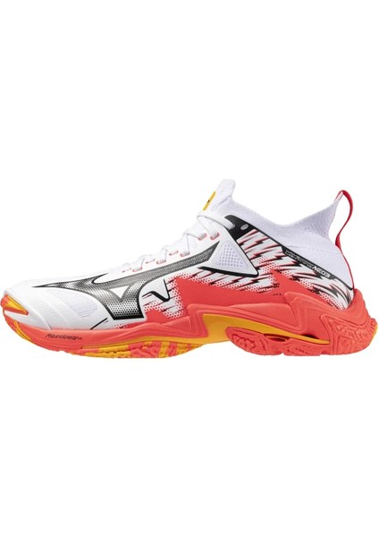 Wave Lightning Neo 3 Erkek Voleybol Ayakkabısı Beyaz / Turuncu