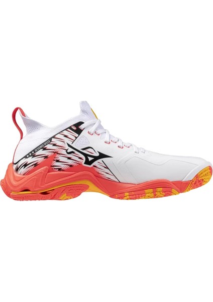 Wave Lightning Neo 3 Erkek Voleybol Ayakkabısı Beyaz / Turuncu modelleri