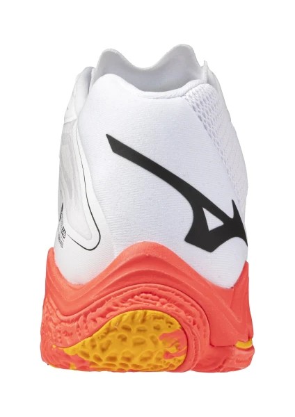 Wave Lightning Z8 Mıd Unisex Voleybol Ayakkabısı Beyaz / Turuncu indirimleri