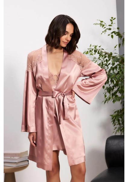 Kadın Saten Pijama Takım & Şortlu Takım & Gecelik & Sabahlık Terlik Hediyeli 6'lı Gelin Çeyiz Seti fiyatları