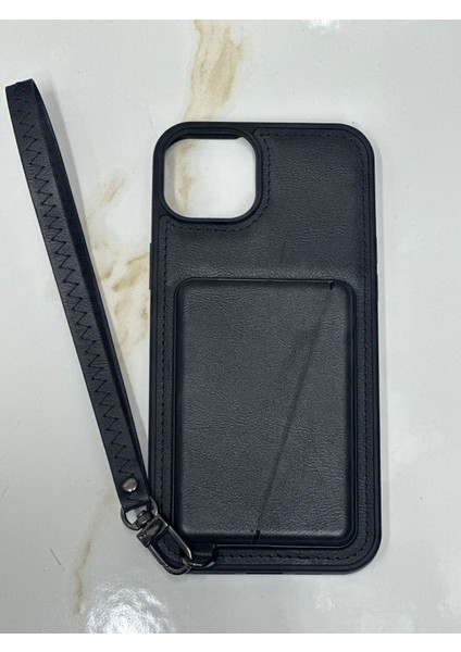 15 Pro Max Uyumlu Kartlık Deri Kılıf