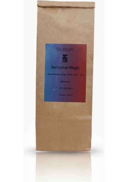 Tea Escape Berryblue Magic ( Mavi Kelebek ve Çilekli Çay ) 50 gr