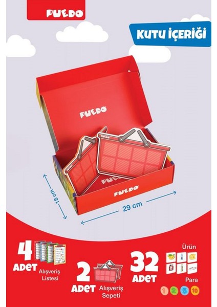 Mücit Panda Puedo Shopping List Eşleştirme ve Hafıza Oyunu