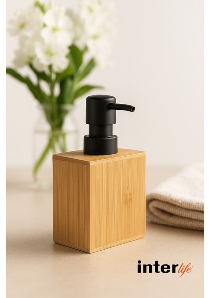 Bambu Sıvı Sabunluk Bohem Tarzda Dekoratif Sabunluk Modern Mutfak Dekorasyon 255ML fiyatları