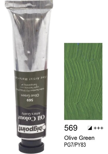 Yağlı Boya 45 Ml. 569 Olive Green