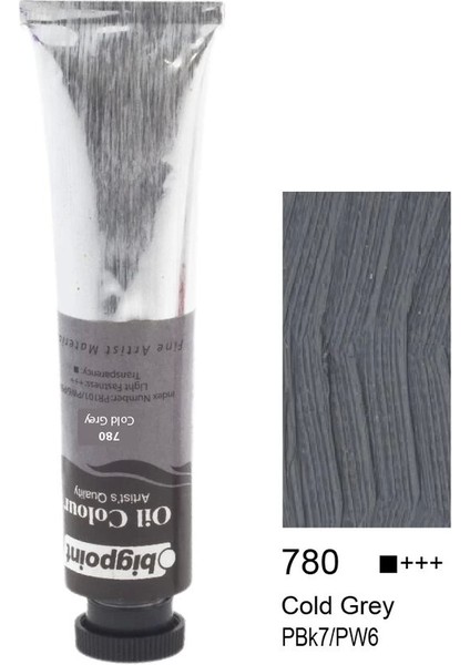 Yağlı Boya 45 Ml. 780 Cold Grey