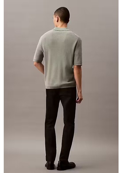 Erkek Slim Fit Esnek Kumaşlı Chino Pantolon - Siyah modelleri