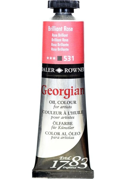 Georgian Yağlı Boya 38 ml 531 Brilliant Rose