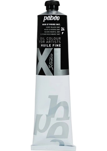 Huile Fine Xl Yağlı Boya 200 Ml. 24 Ivory Black Imit.