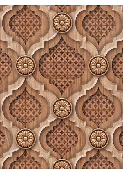 3 Boyutlu Ahşap Desenli Isı ve Ses Yalıtımlı Sağlıklı Tekstil Duvar Kağıdı modelleri