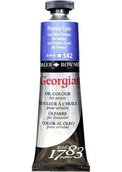 Georgian Yağlı Boya 38 ml 142 Phthalo Blue