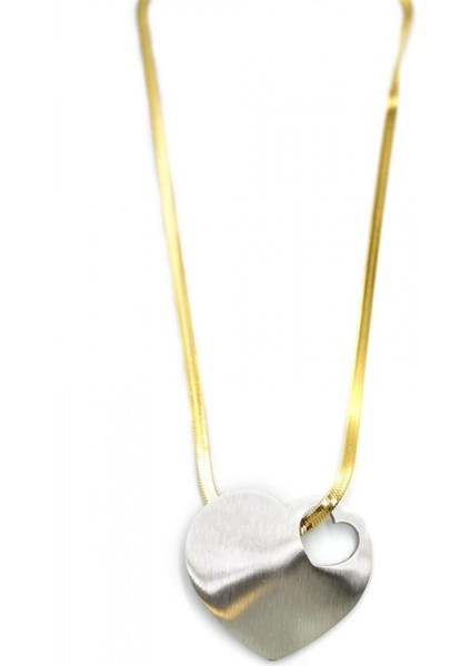 Kalp Kolye - Gümüş