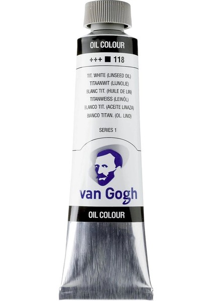 Van Gogh Yağlı Boya 40 Ml. 118 Titanium White (Linseed Oil)