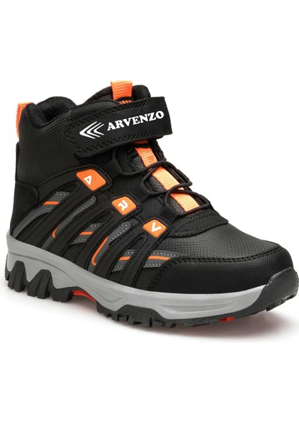 3960 Siyah Turuncu Soğuk Geçirmez Erkek Çocuk Bot