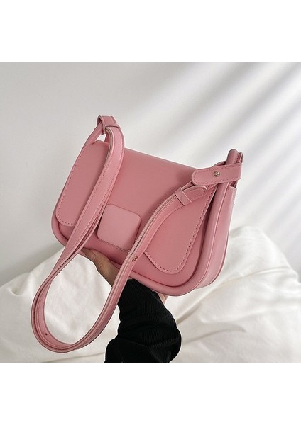 Bahar Yeni Moda Basit Messenger Çanta Casual Banliyö Omuz Çantası (Yurt Dışından)