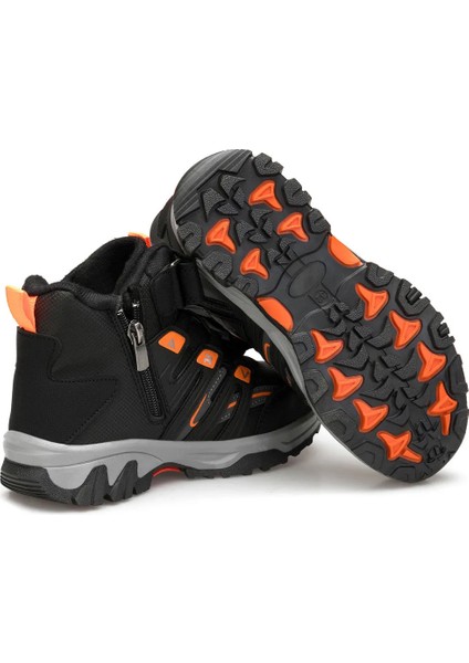 3960 Siyah Turuncu Soğuk Geçirmez Erkek Çocuk Bot modelleri