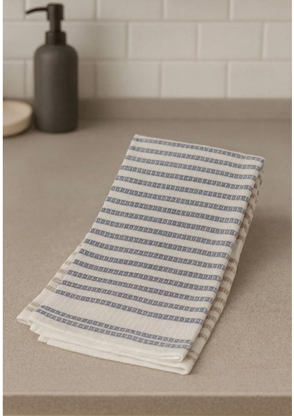 2'li Mutfak Kurulama Havlu Seti Bulaşık Kurulama Havlusu Asorti Renk 40X50