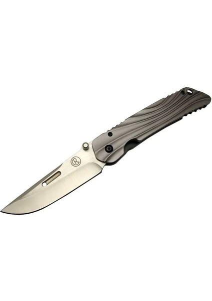Lanmark Umnumzaan T 50 Gri Kamp Çakı 22,5cm Manuel, Kemerlikli, Oluklu