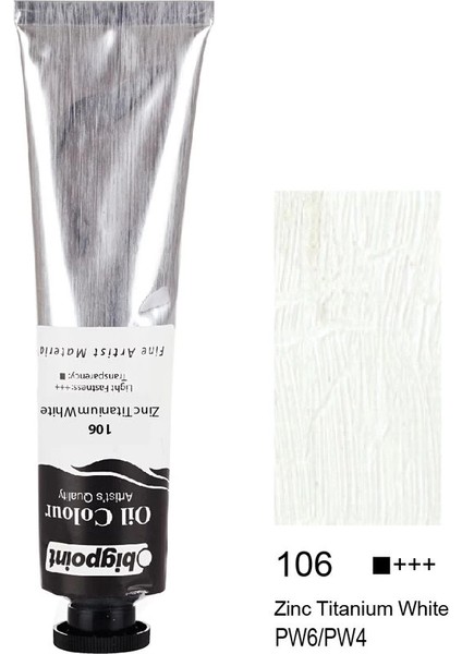 Yağlı Boya 200 Ml. 106 Zinc Titanium White