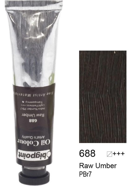 Yağlı Boya 200 Ml. 688 Raw Umber