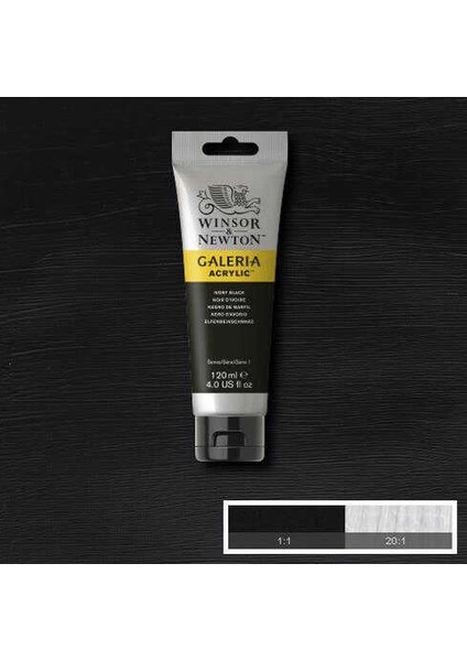 Galeria Akrilik Boya 120 Ml. 331 Ivory Black
