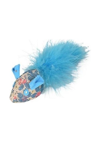 Ps Marly Kedi Oyuncagı Fare Mavı 4 x 15 x 3,5 cm