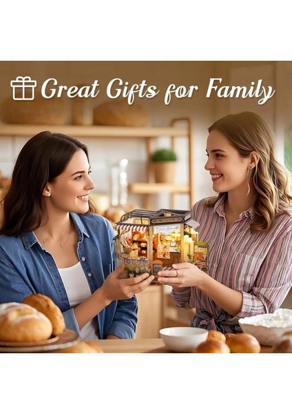 Dıy Ahşap Dollhouse ve Minyatür Mobilya