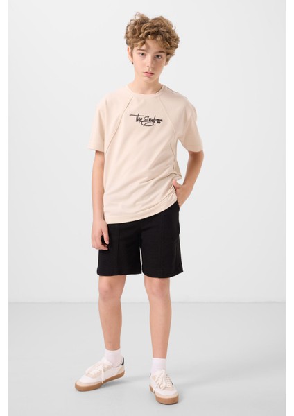 Standart Fit Basic 3lü Paket Siyah-Haki-Bej Erkek Çocuk Şort - 11289 fırsatları