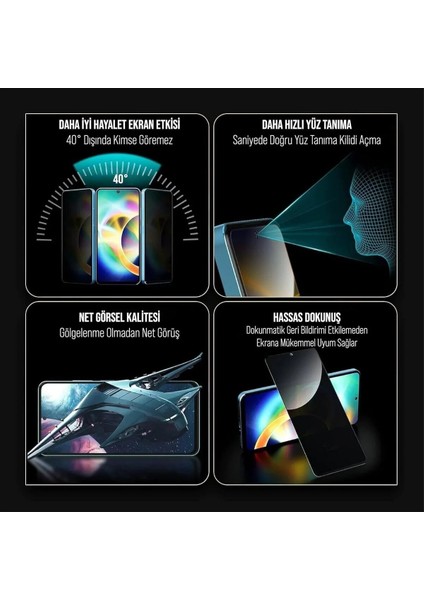 Iphone 17 Pro Max Uyumlu Kırılmaz Cam Hayalet Ekran ve Antı Static