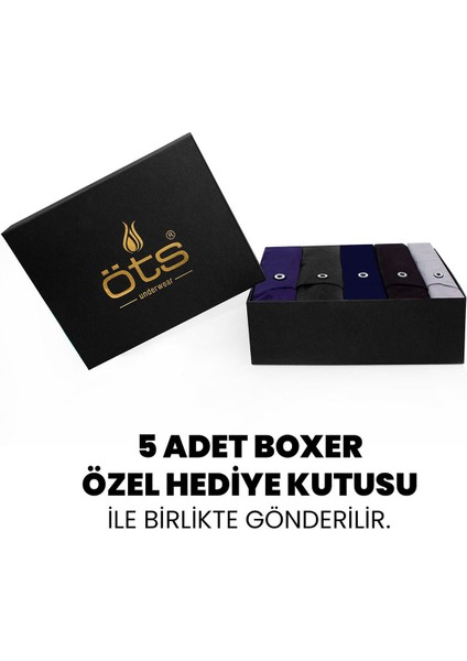 Premium 5'li Erkek Boxer Düğmeli, Süprem - Hediye Kutulu, %100 Pamuk, Ultra Yumuşak Kumaş, Rahat Kalıp, Etiketsiz ve Kaliteli Iç Giyim fiyatları