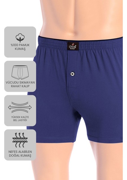 Premium 5'li Erkek Boxer Düğmeli, Süprem - Hediye Kutulu, %100 Pamuk, Ultra Yumuşak Kumaş, Rahat Kalıp, Etiketsiz ve Kaliteli Iç Giyim modelleri