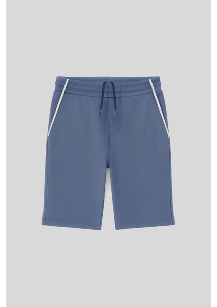 Petrol Cep Standart Fit Erkek Çocuk Şort - 11284