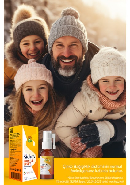 Imuntus Sprey | Zencefilli Kompleks Içeren Takviye Edici Gıda 30 ml