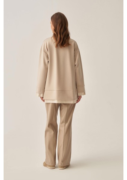 Taş-Yumuşak Dokulu Deri Garnili Tunik modelleri