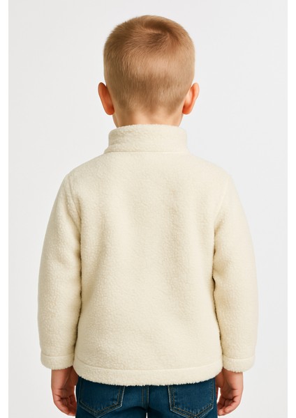 Spor Erkek Çocuk Peluş Cepli Fermuarlı Welsoft Mont