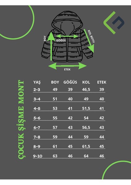 Erkek Çocuk Gülen Emoji Polarlı Kürklü Su ve Rüzgar Geçirmez Kapüşonlu Kışlık Şişme Mont EMOJI-2024