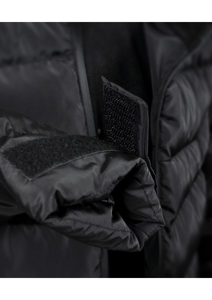 Erkek Siyah Kapüşonlu Içi Polarlı Su Geçirmez Rüzgara Dayanıklı Şişme Mont & Kaban & Parka indirimleri