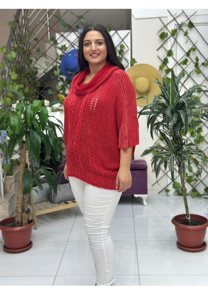 SC2448 Organik Pamuk Kazak Kırmızı fiyatları