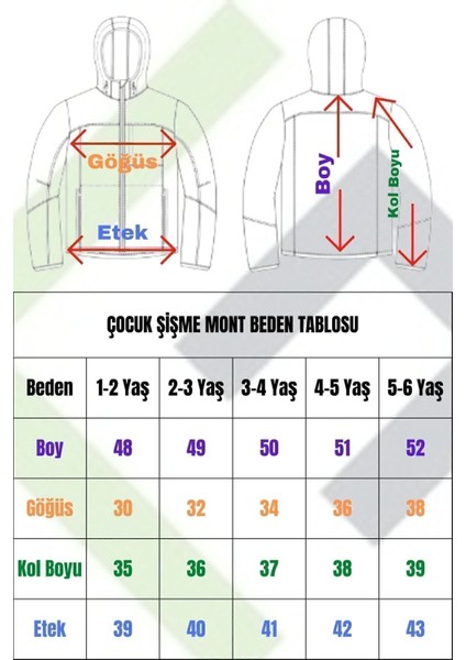 Kız Çocuk Siyah Içi Polarlı Kürklü Kapüşonlu Su Geçirmez Rüzgara Dayanıklı Şişme Kışlık Mont Kaban