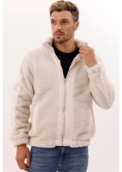 Erkek Peluş Rüzgar Geçirmez Welsoft Çift Kışlık Mont