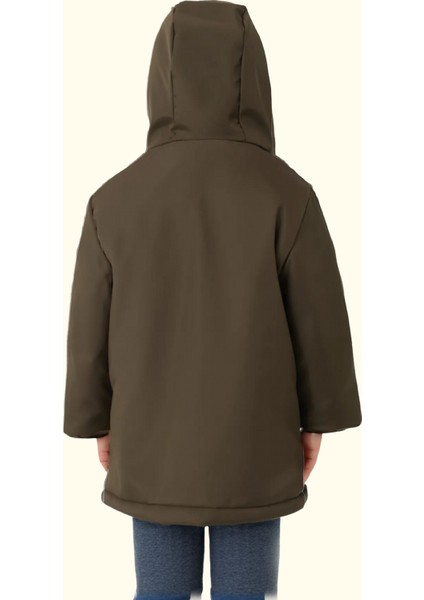 Su ve Rüzgar Geçirmez Kapüşonlu 3 Cep Mont & Kaban & Parka